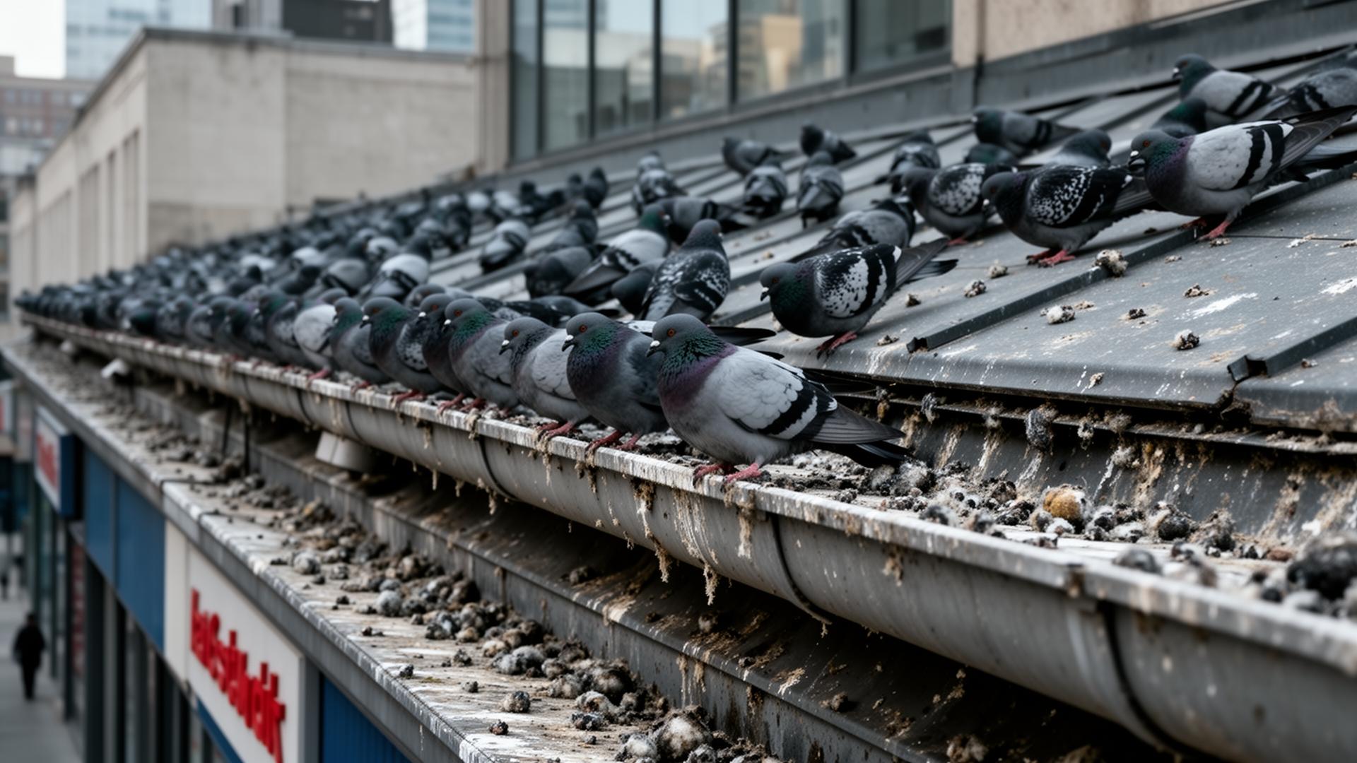 Nettoyage fiente de pigeon à Pessac